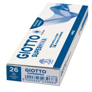 Pastello Supermina - mina 3,8 mm - blu avio 26 - Giotto - immagine 2
