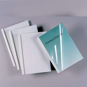 Cartelline termiche Standard - A4 - 150 micron - 40 mm - bianco - GBC - scatola 50 pezzi - immagine 1