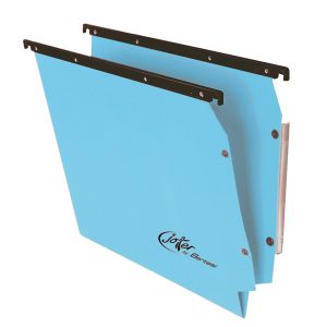 Cartella sospesa Joker - armadio - interasse 33 cm - fondo V - 33x28 cm - blu - Bertesi - immagine 1