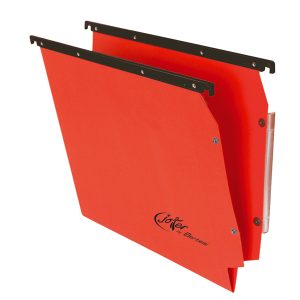 Cartella sospesa Joker - armadio - interasse 33 cm - fondo V - 33 x 28 cm - rosso - Bertesi - immagine 1