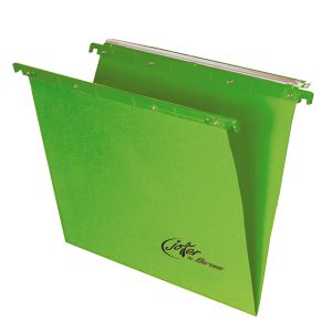 Cartella sospesa Joker - cassetto - interasse 33 cm - fondo V - 31,3 x 25 cm - verde - Bertesi - immagine 1