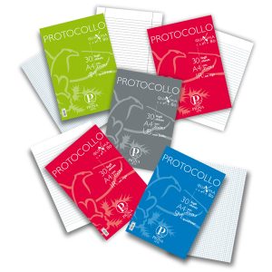 Fogli protocollo Quaxima - A4 - uso bollo - 80 gr - Pigna - conf. 200 pezzi - immagine 1