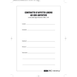 Fascicolo contratto di locazione libero - 29,7 x 21cm - Edipro - immagine 2