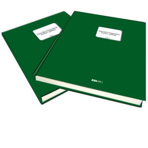 Registro corrispondenza arrivo/partenza - 31 x 24,5cm - 300 fogli - Edipro - immagine 1