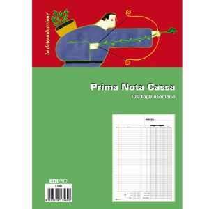 Blocco prima nota cassa - uso mano - 31 x 21cm - 100 fogli - Edipro - immagine 1