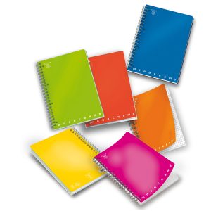 Maxiquaderno Monocromo - A4 - quadretto 5mm - 70 fogli - 80gr - 4 fori - microperforato - spiralato - Pigna - immagine 1