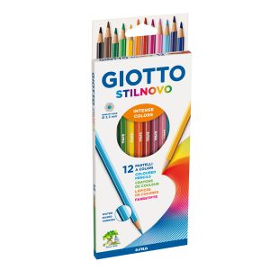 Pastelli Stilnovo - diametro mina 3,3 mm - Giotto - astuccio 12 pezzi - immagine 1