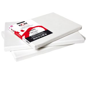 Tela pittura Classic - 25 x 35 cm - bianco - DOM - immagine 1