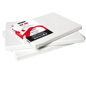 Tela pittura Classic - 30 x 40 cm - bianco - DOM - immagine 1