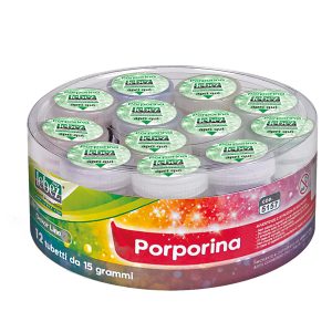 Porporina glitter - 15gr - colori assortiti - Lebez - conf. 12 tubi - immagine 1