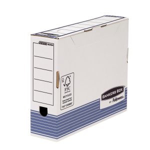 Scatola archivio Bankers Box System - A4 - 26x31,5 cm -  dorso 8 cm - Fellowes - immagine 1