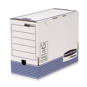 Scatola archivio Bankers Box System - A4 - 26x31,5 cm - dorso 15 cm - Fellowes - immagine 1