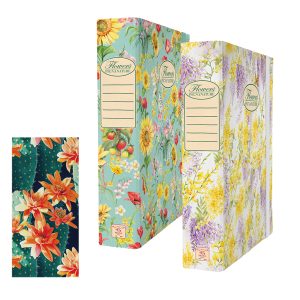 Cartella progetti Nature Flowers - 26x34cm - dorso 7cm - con elastico - Pigna - immagine 5