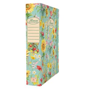 Cartella progetti Nature Flowers - 26x34cm - dorso 7cm - con elastico - Pigna - immagine 2