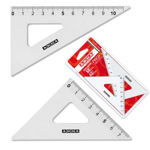 Coppia squadra Profil - 45/60gradi - 12cm - alluminio - Arda - immagine 1