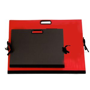 Cartella portadisegni - con maniglia - 35x50 cm - rosso - Brefiocart - immagine 1