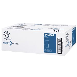 Tovagliolini bar - 17x17 cm - 1 velo - bianco - Papernet - conf. 2000 pezzi - immagine 1