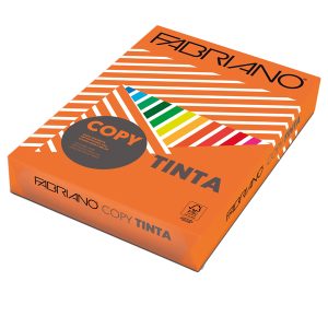 Carta Copy Tinta - A4 - 80 gr - colori  forti arancio - Fabriano - conf. 500 fogli - immagine 1