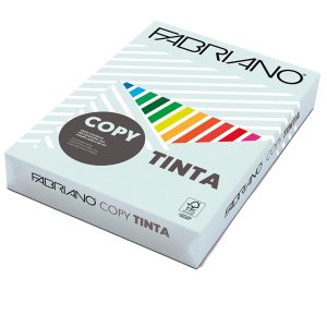 Carta Copy Tinta - A4 - 80 gr - colore tenue celeste chiaro - Fabriano - conf. 500 fogli - immagine 1