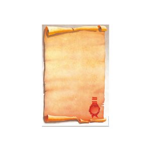 Carta con stampa pergamena - A4 - 80 gr - Decadry - conf. 25 fogli - immagine 1