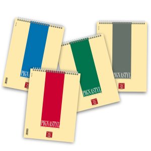 Blocco Pignastyl spiralato - 1 rigo - A4 - 80gr - 60 fogli - Pigna - immagine 1