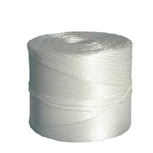 Rotolo di spago - diametro 2 mm - lunghezza 1000 m - 2 kg - fibra PPL - titolo 1/500 - bianco - Viva - immagine 1