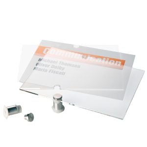 Targa per porte/pareti Crystal Sign - 14,8 x 10,5 cm - Durable - immagine 2
