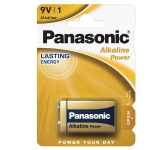 Pila Transistor - 9V - alcalina - Panasonic - blister 1 pezzo - immagine 1