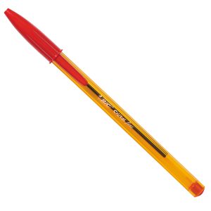 Penna sfera Cristal - punta fine 0,8 mm - rosso - Bic - conf. 50 pezzi - immagine 3