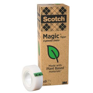 Nastro adesivo Magic™ 900 - green - 1,9 cm x 33 m - trasparente - Scotch - Value Pack 9 rotoli - immagine 1