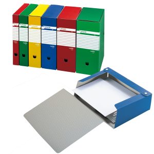 Scatola archivio Spazio - dorso 10 cm - 25x35 cm - verde - Sei Rota - immagine 1