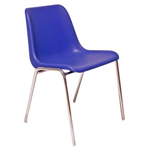 Seduta attesa Esse ESC - senza braccioli - PPL/acciaio - blu - Unisit - immagine 1