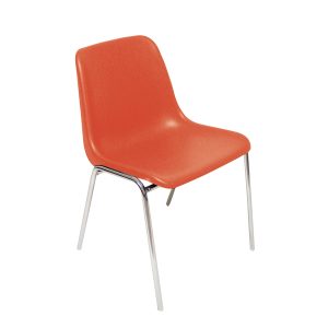 Seduta attesa Esse ESC - senza braccioli - PPL/acciaio - rosso - Unisit - immagine 1