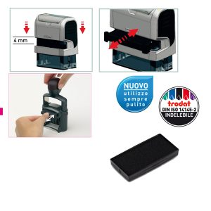 Tampone di ricambio 6/5756 - nero - Trodat - immagine 1