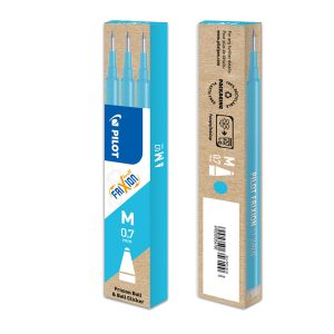 Refill a sfera Frixionball - punta 0,7mm  - azzurro - Pilot - conf. 3 pezzi - immagine 1