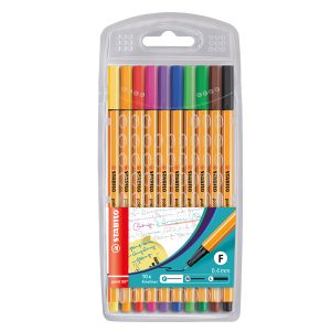 Fineliner Point 88 - tratto 0,4 mm - colori assortiti - Stabilo - conf.10 pezzi - immagine 1