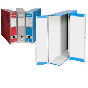 Scatola archivio Box1 - dorso 9 cm - 37,5x29,5 cm - rosso - Resisto - immagine 1