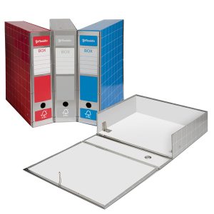 Scatola archivio Box4 - dorso 9 cm - 37,5x29,5 cm - rosso - Resisto - immagine 1