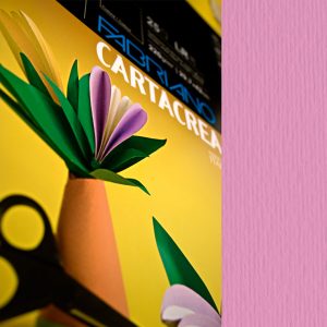 Cartoncino CartaCrea - 35x50cm - 220gr - fucsia - Fabriano - blister 10 fogli - immagine 1