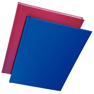 Copertine Impressbind - rigide - 10,5mm - finitura lino - blu - Leitz - scatola 10 pezzi - immagine 1