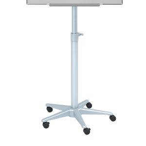 Lavagna portablocco Classic con ruote - 100 x 67,5 cm - bianco - Nobo - immagine 5