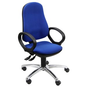 Seduta operativa Ariel AISYC - con braccioli regolabili - blu - Unisit - immagine 1