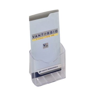 Portadepliant da banco - 1 tasca 1/3 A4 - 12 x 20 x 9 cm - Tecnostyl - immagine 1