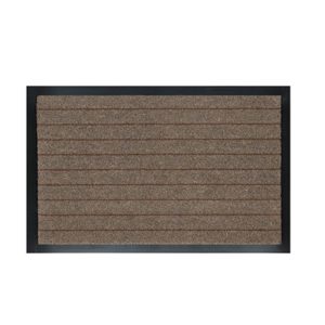 Zerbino asciugapassi Alaska - 40 x 70 cm - marrone - Velcoc - immagine 1