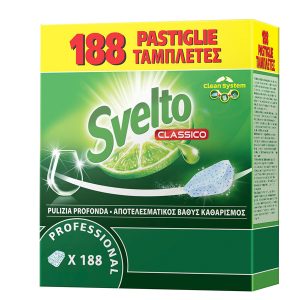 Tabs per lavastoviglie - Svelto - fustino da 188 tabs da 10 gr - immagine 1