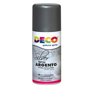 Vernice spray - 150ml - argento - DECO - immagine 1
