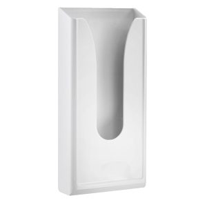 Dispenser per sacchetti igienici - capacità 60 sacchetti - 13,5x5,5x29,5 cm - bianco - Mar Plast - immagine 1