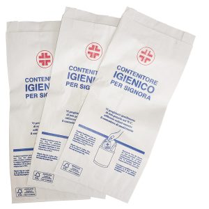 Sacchetti igienici - 28x12 cm - bianco - Mar Plast - conf. 200 pezzi - immagine 1