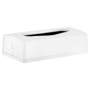 Dispenser per veline di carta - da muro - 27x7x14 cm - bianco - Mar Plast - immagine 1
