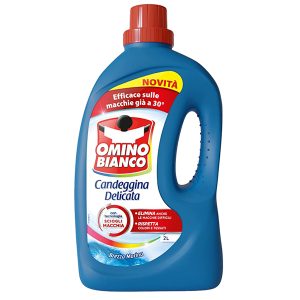 Candeggina delicata blu ocean - 2 L - Omino Bianco - immagine 1